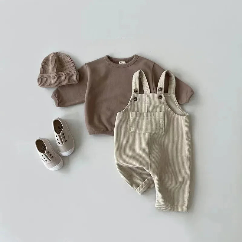 The Teddy Cord Dungarees