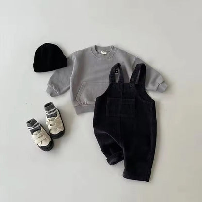 The Teddy Cord Dungarees