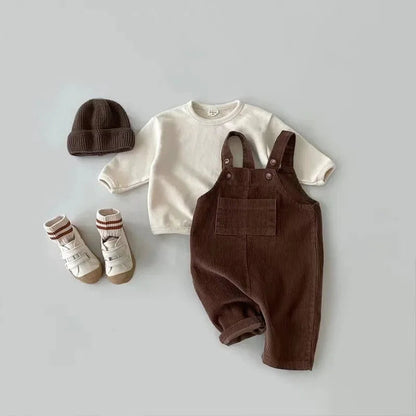 The Teddy Cord Dungarees