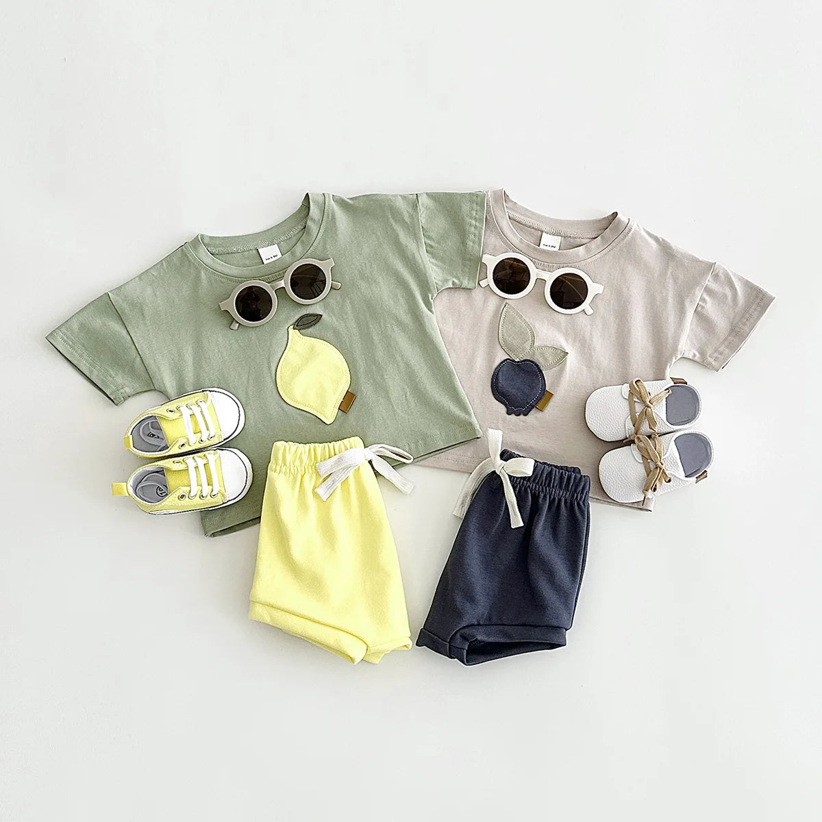 The Little Orchard Set – 2-Piece Summer Fruit Outfit