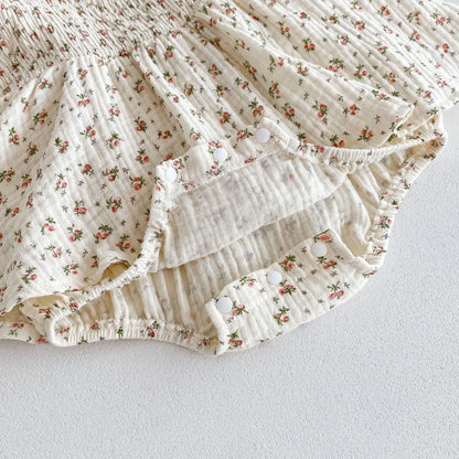 Summer Bloom Skirted Romper Set