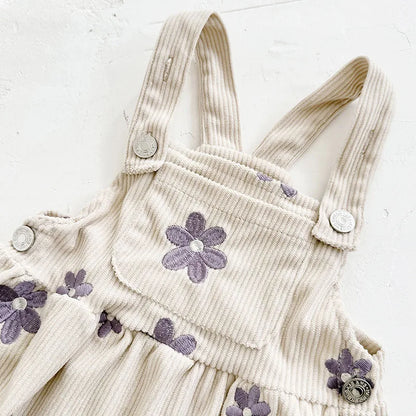 Daisy Days Corduroy Dungaree Dress