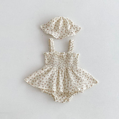 Summer Bloom Skirted Romper Set
