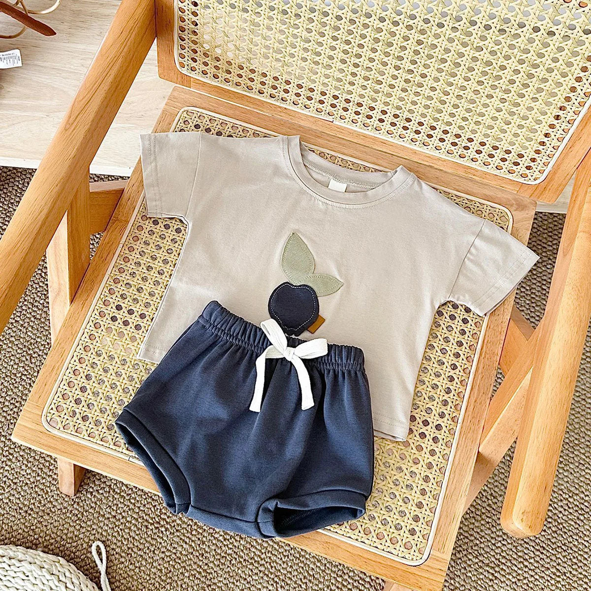 The Little Orchard Set – 2-Piece Summer Fruit Outfit