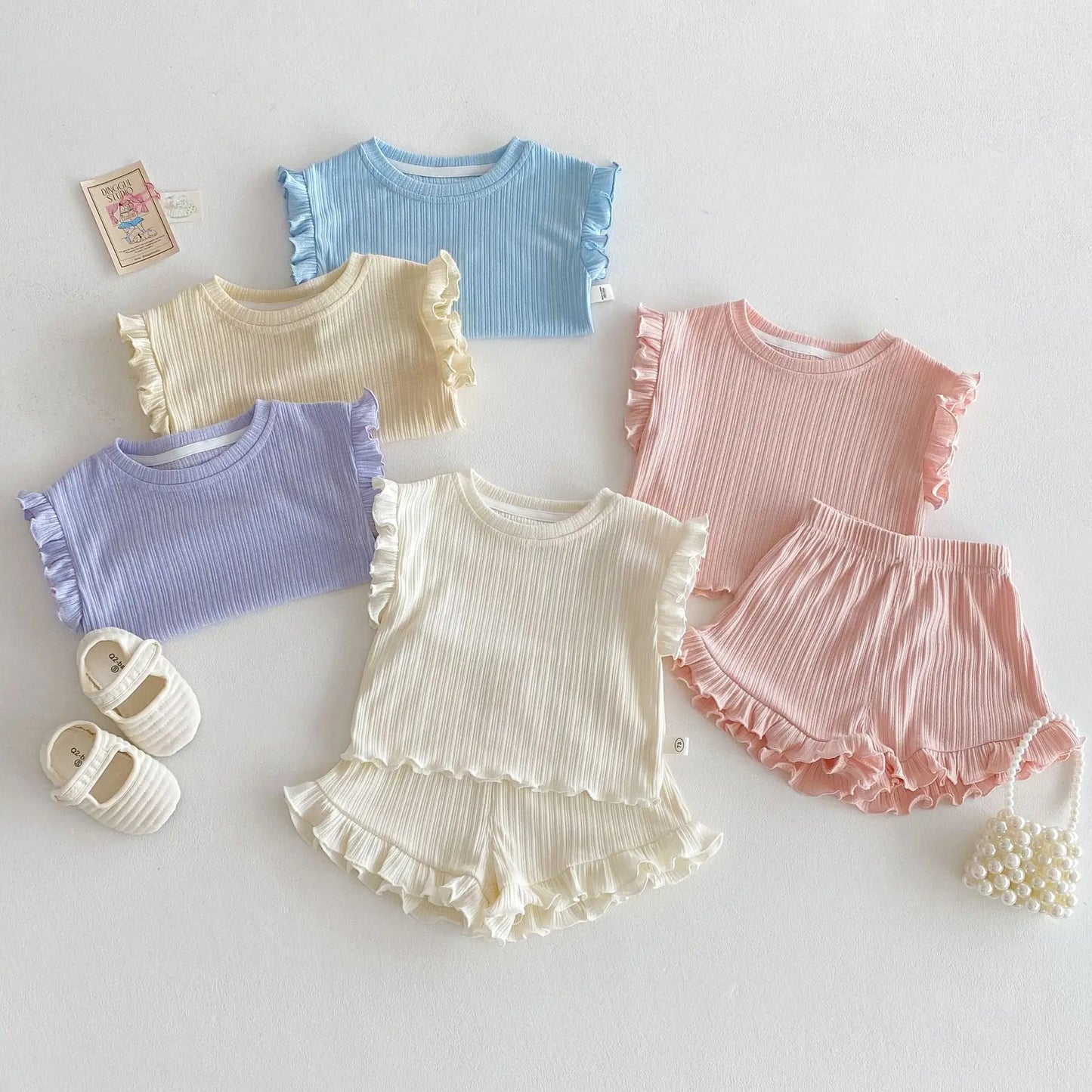 Pastel Ruffle Set