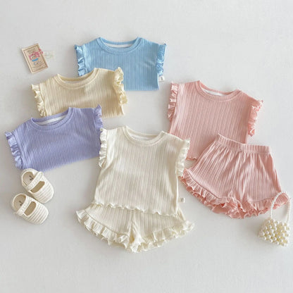 Pastel Ruffle Set