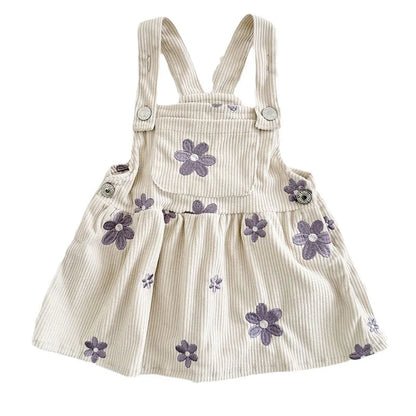 Daisy Days Corduroy Dungaree Dress
