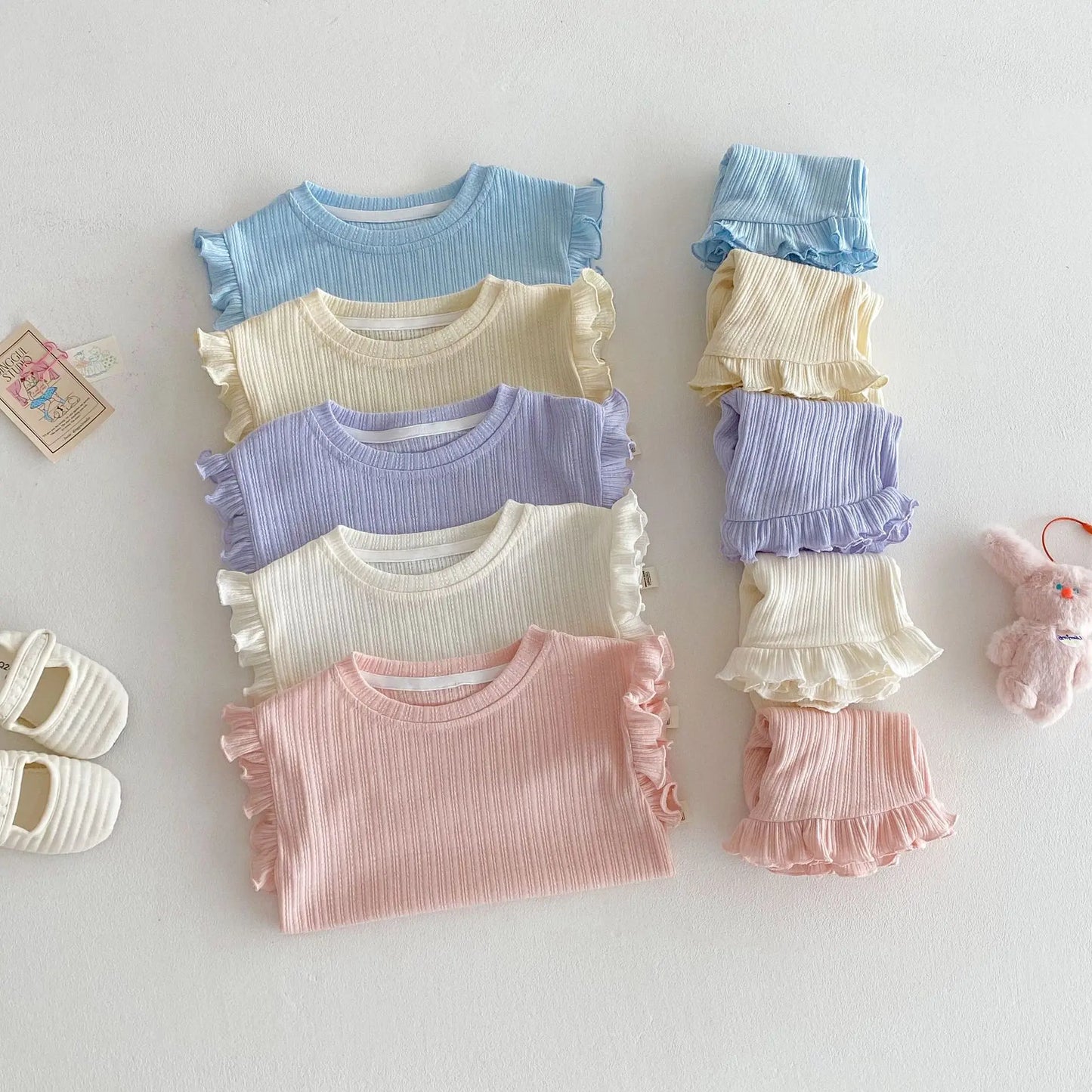 Pastel Ruffle Set