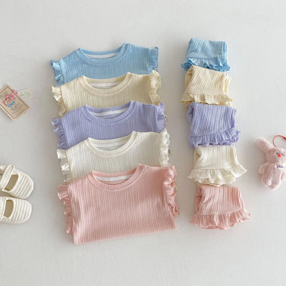Pastel Ruffle Set