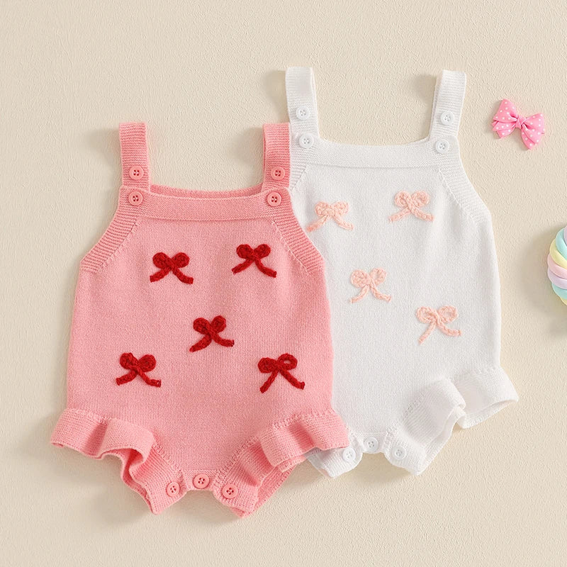 Flared Bow Romper