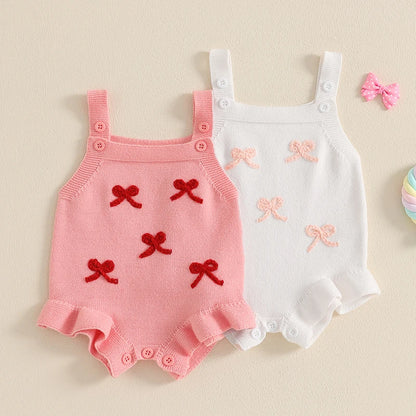 Flared Bow Romper