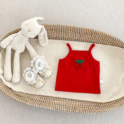 Cherry Sweet Summer Tops & Ruffle Shorts (Sold Separately)