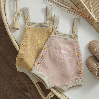 Sunrise Knitted Romper