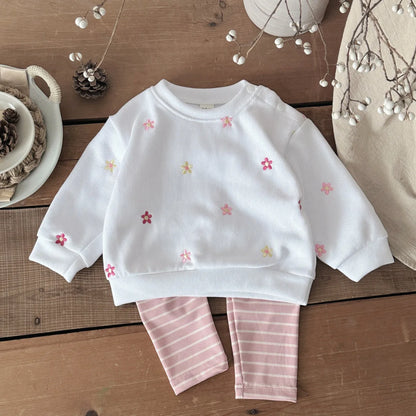 Floral Striped Set