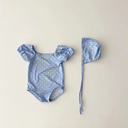 Puff Sleeve Baby Swimsuit