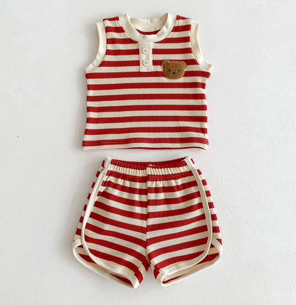 Little Bear Striped set