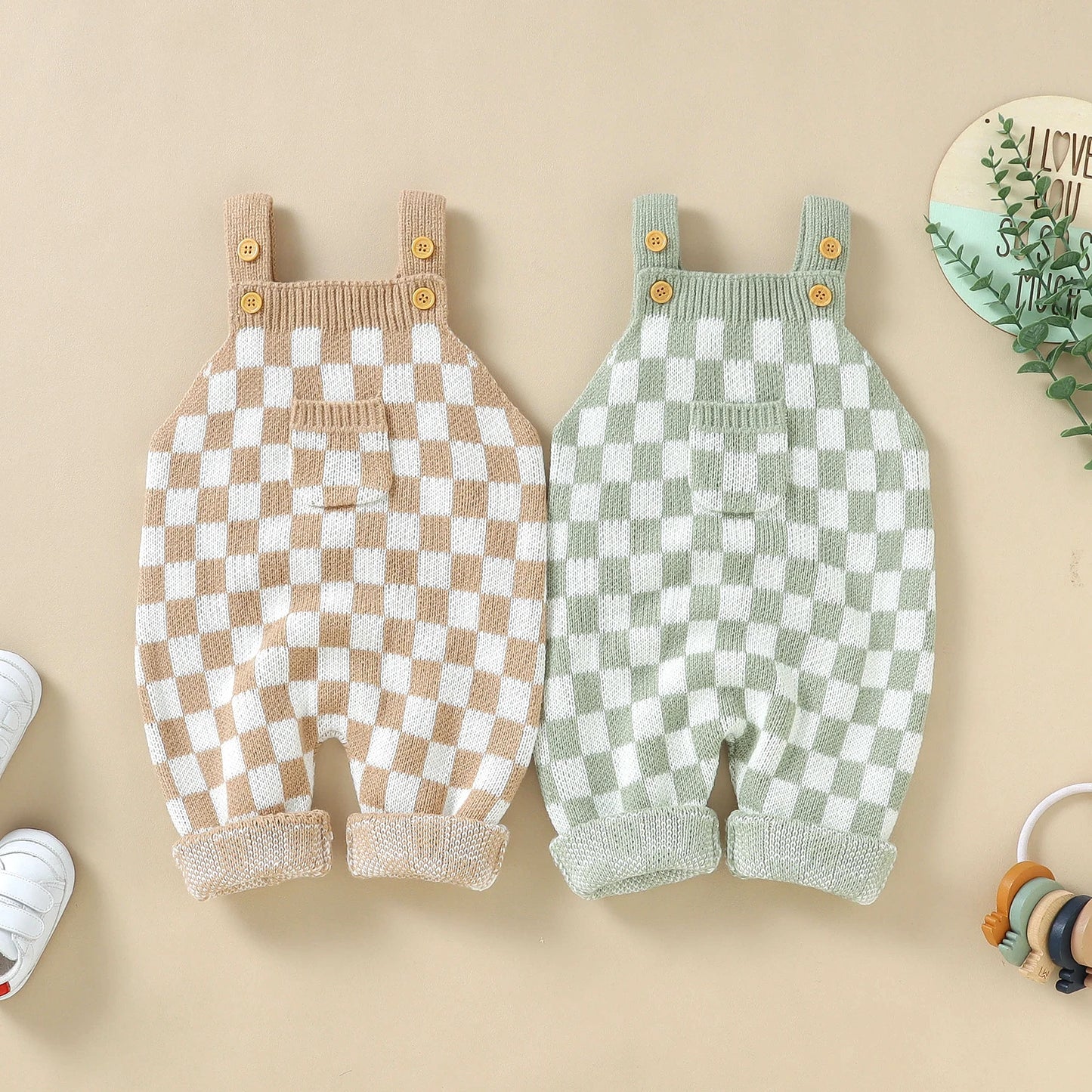 Checkerboard Romper