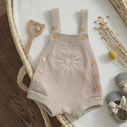 Sunrise Knitted Romper
