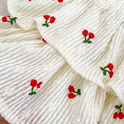 Cherry Sweet Summer Tops & Ruffle Shorts (Sold Separately)
