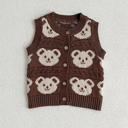 Bear Hug Knit Vest