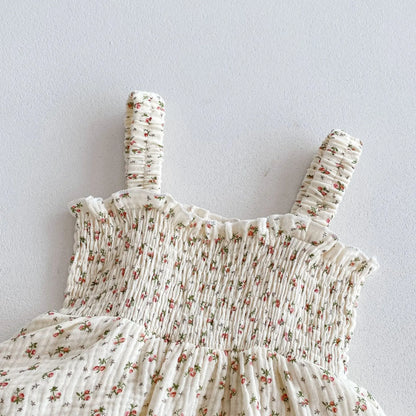 Summer Bloom Skirted Romper Set