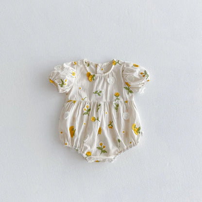 Wildflower Puff Romper