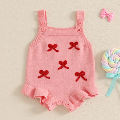 Flared Bow Romper