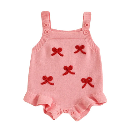 Flared Bow Romper