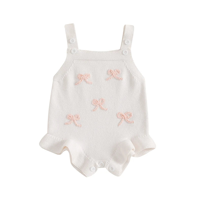 Flared Bow Romper