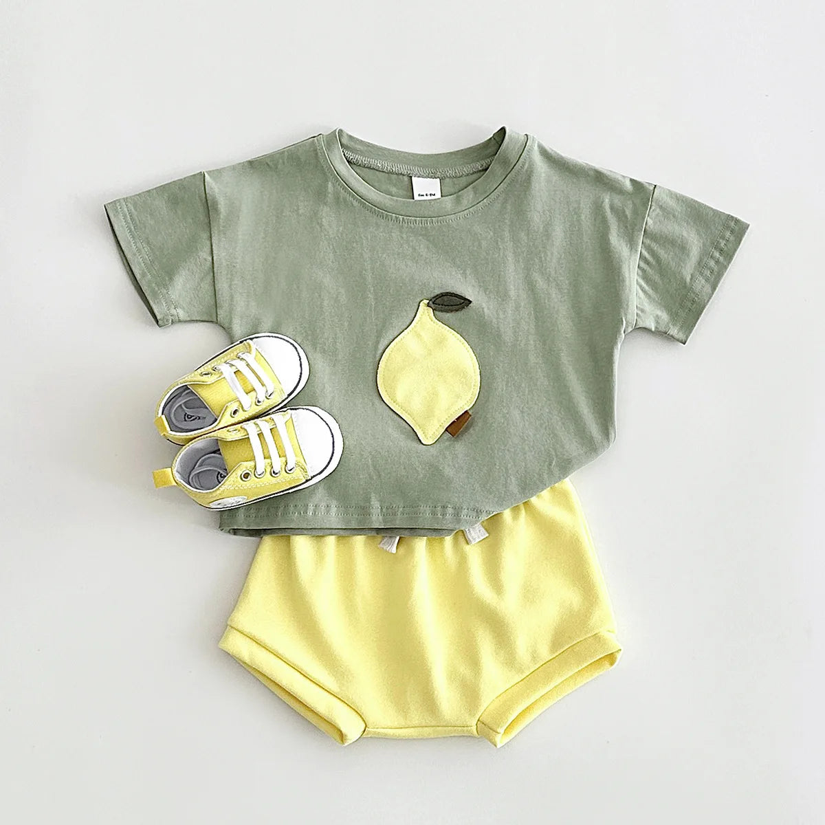 The Little Orchard Set – 2-Piece Summer Fruit Outfit